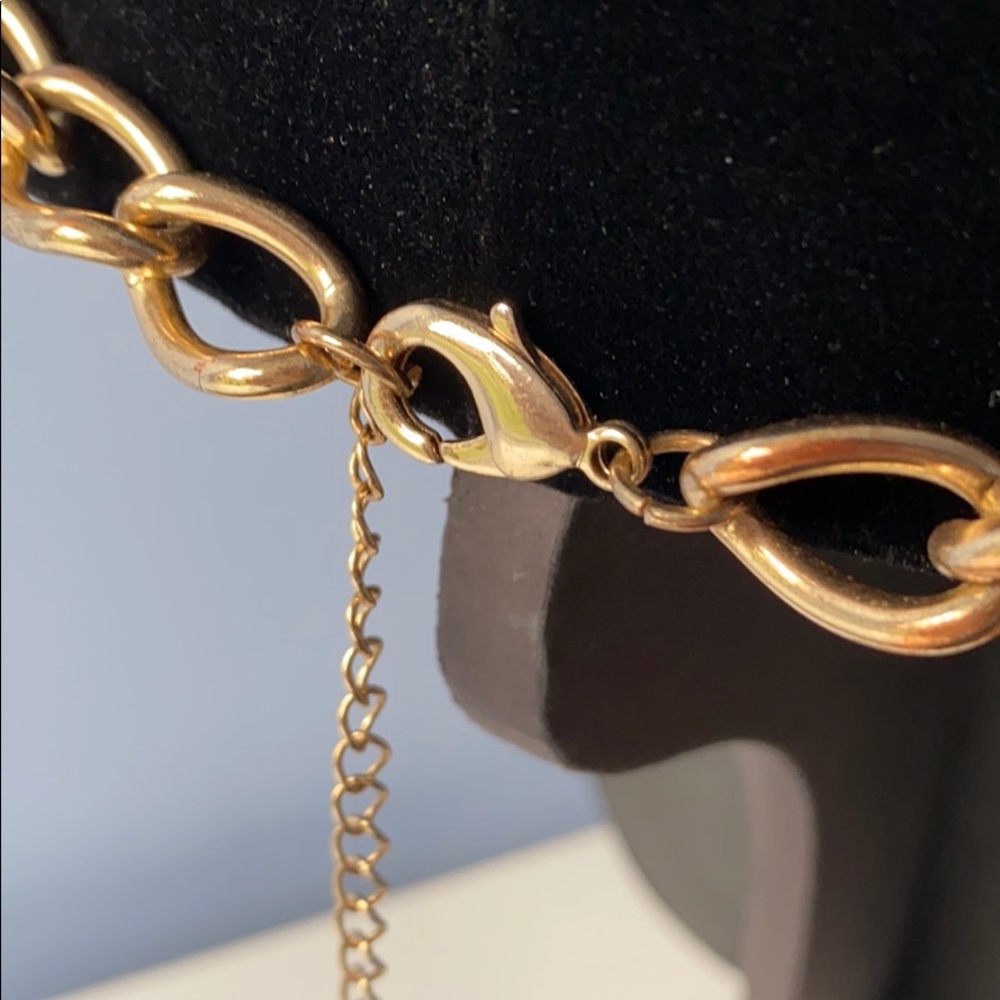 Bold Flower Statement Necklace - image 4